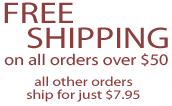 Free shipping on orders over $50.
